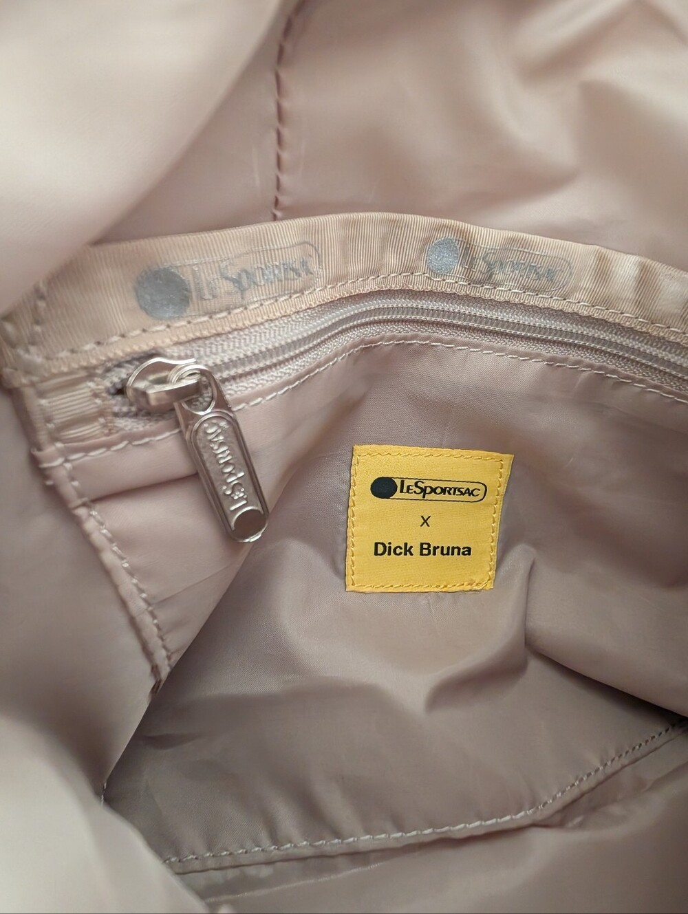 LeSportsac Miffy Domed Bowler Bowling Crossbody Bag - Picture 9 of 15